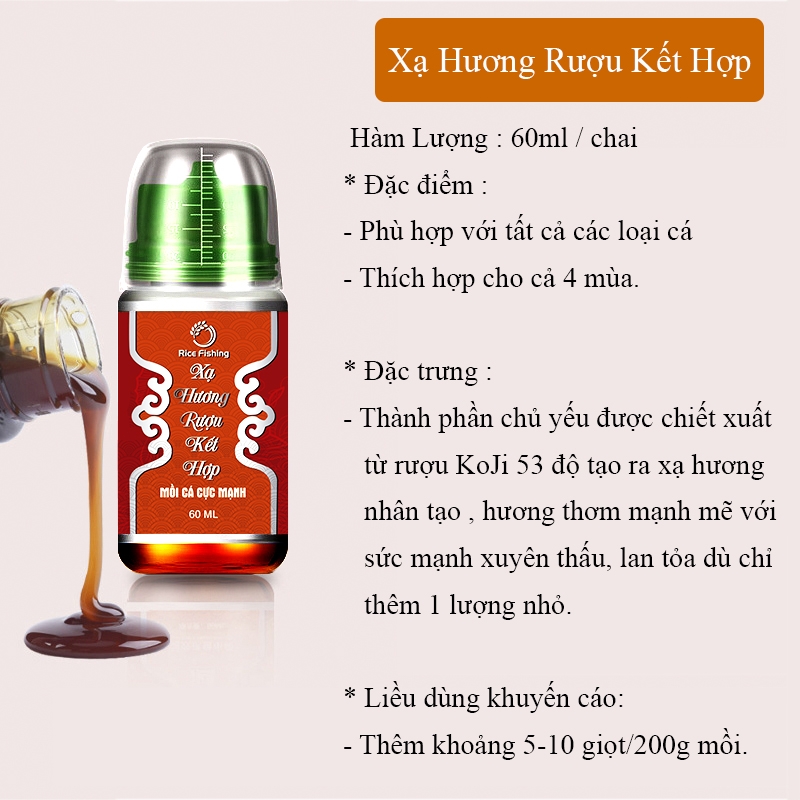 Tinh mùi câu cá, hương liệu dụ cá Rice Fishing MT-10