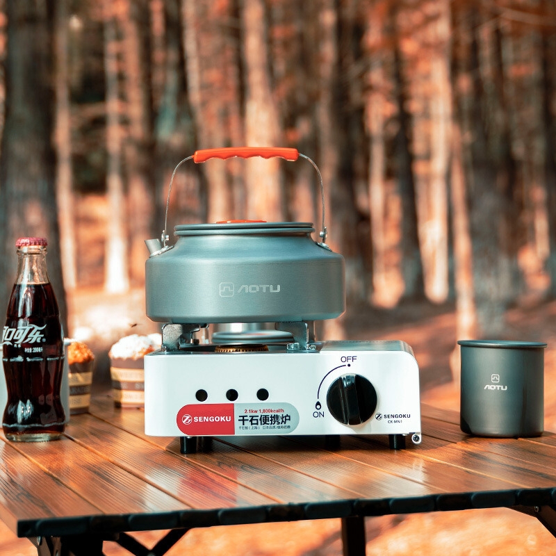Ấm đun nước, siêu đun nước gấp gọn có túi đựng cắm trại dã ngoại du lịch nhà bếp chính hãng