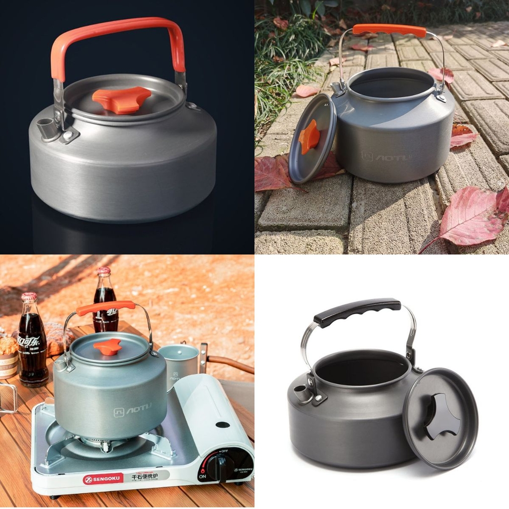 Ấm đun nước, siêu đun nước gấp gọn có túi đựng cắm trại dã ngoại du lịch nhà bếp chính hãng