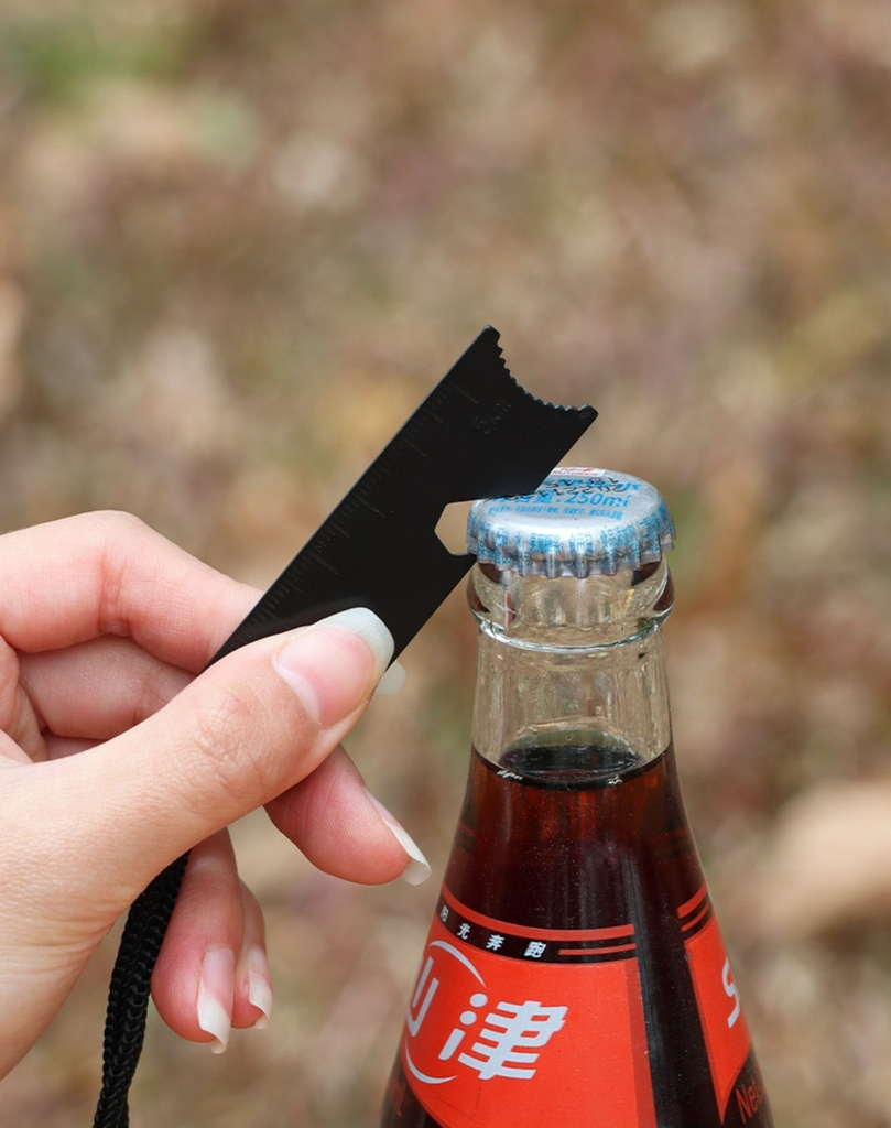 Dụng Cụ Đánh Lửa, Que Đánh Lửa Sinh Tồn kiêm mở lắp chai cắm trại dã ngoại leo núi