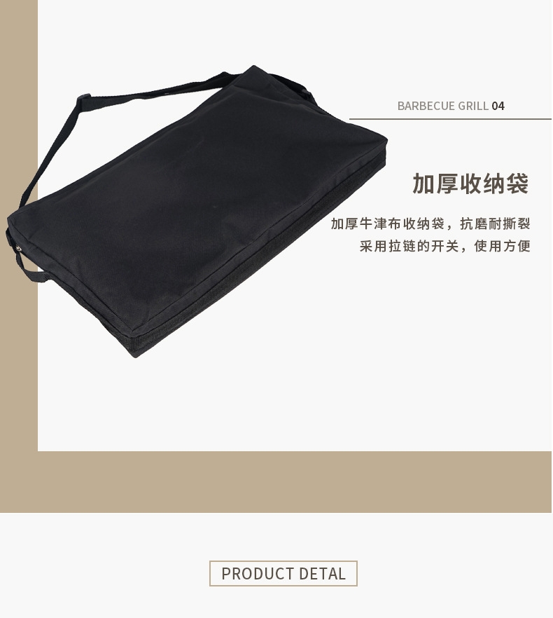 Bếp nướng inox ngoài trời di động gấp gọn, bếp than dã ngoại 3-5 người bếp nướng than hoa Selpa