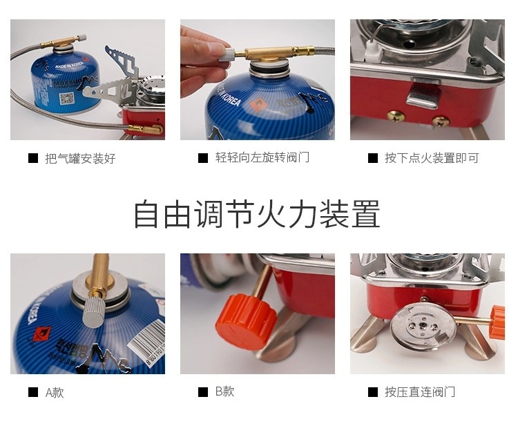 Bếp ga mini gấp gọn tiện dụng có túi đựng dã ngoại, du lịch hãng Aotu AT6325