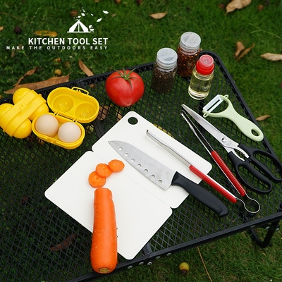 Bộ dụng cụ nấu nướng nấu ăn cắm traị dã ngoại du lịch nhà bếp 11 món chính hãng CLS