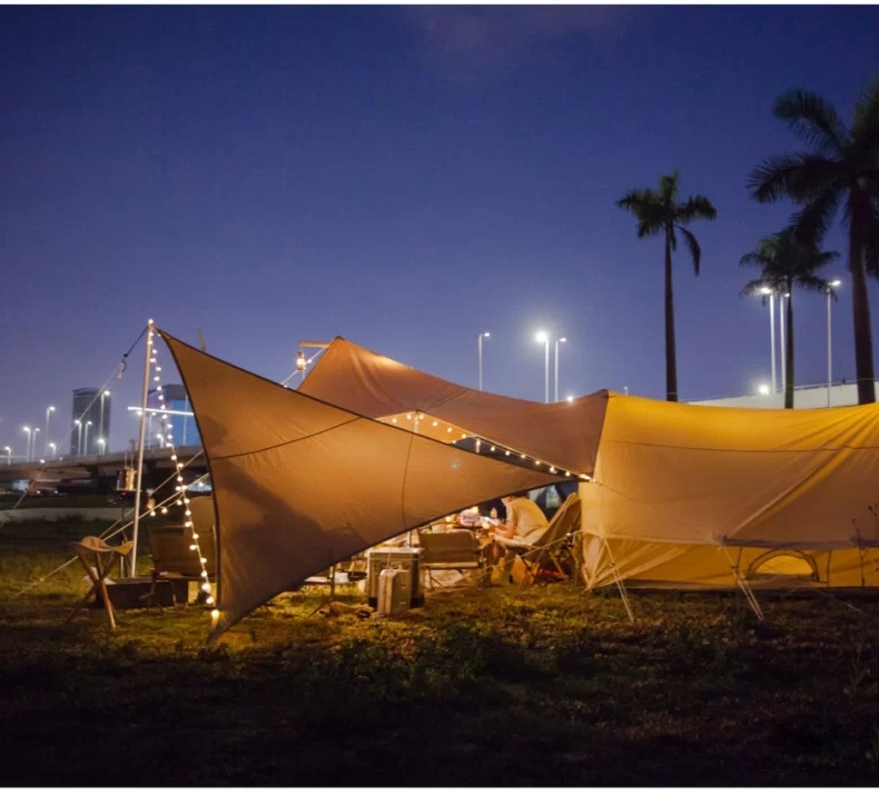 Đèn led dây dài 10mx80 bóng ngôi sao màu vàng