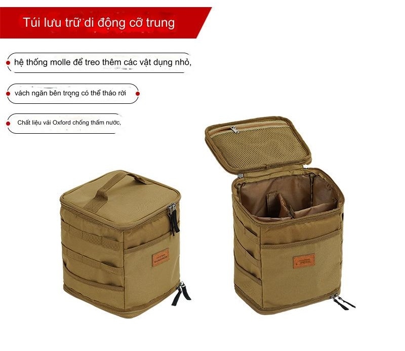 Vỏ Bảo Vệ Bình Gas Cách Nhiệt Chống Rơi, Túi Bảo Quản Bình Gas Cắm Trại Dã Ngoại