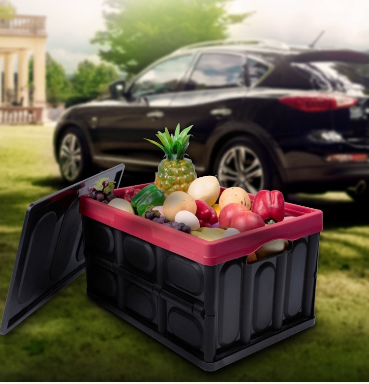 Thùng đựng đồ gấp gọn, thùng đựng đồ xe ôtô, hộp đựng đồ gấp gọn đa năng gia đình văn phòng cắm trại R-3640