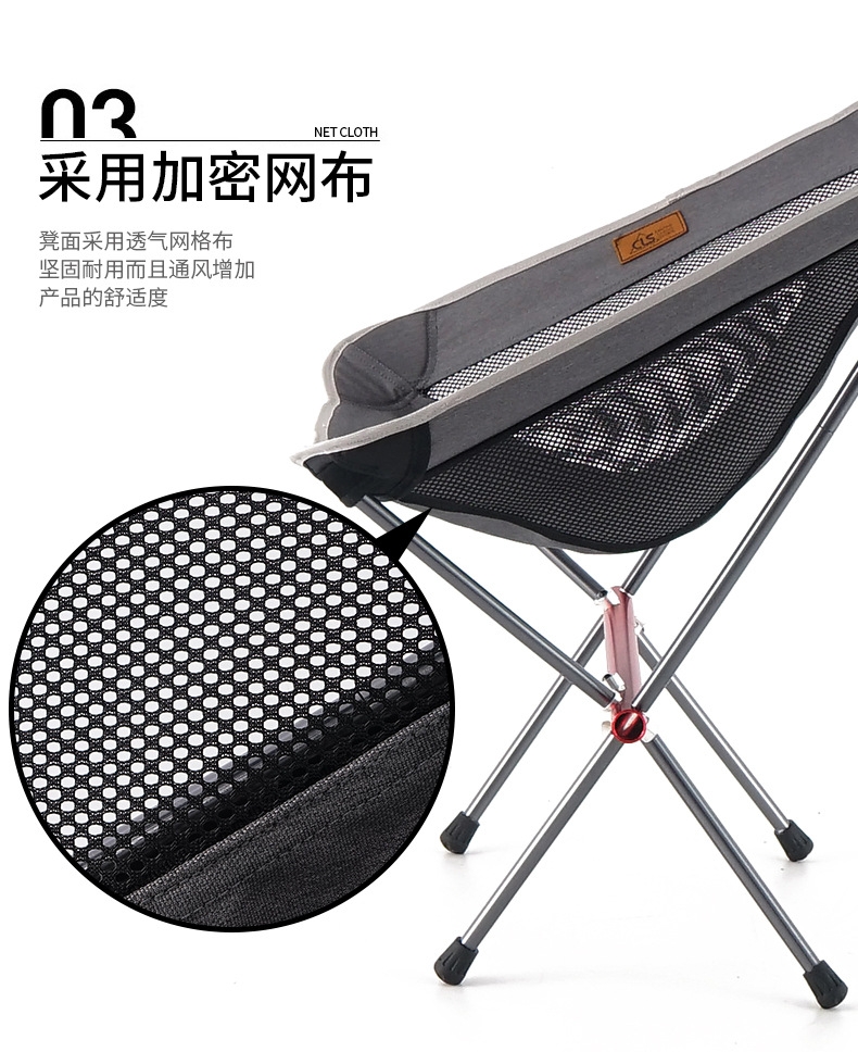 Ghế gấp hợp kim nhôm siêu nhẹ di động cắm trại câu cá chính hãng CLS