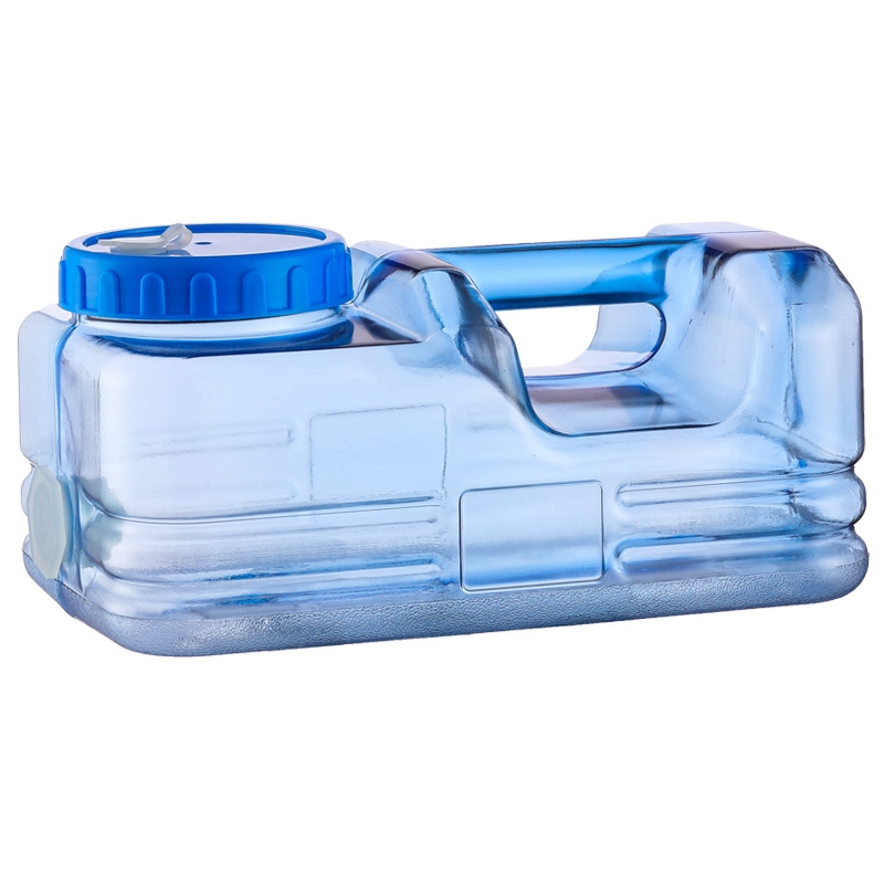 Bình Nước Trong Suốt 5L/7L/10L/15L/20L/24L Can Đựng Nước Cắm Trại Dã Ngoại Kèm Vòi Dự Phòng + Nắp Đậy + Ống Nối Dài + Cọ Bình
