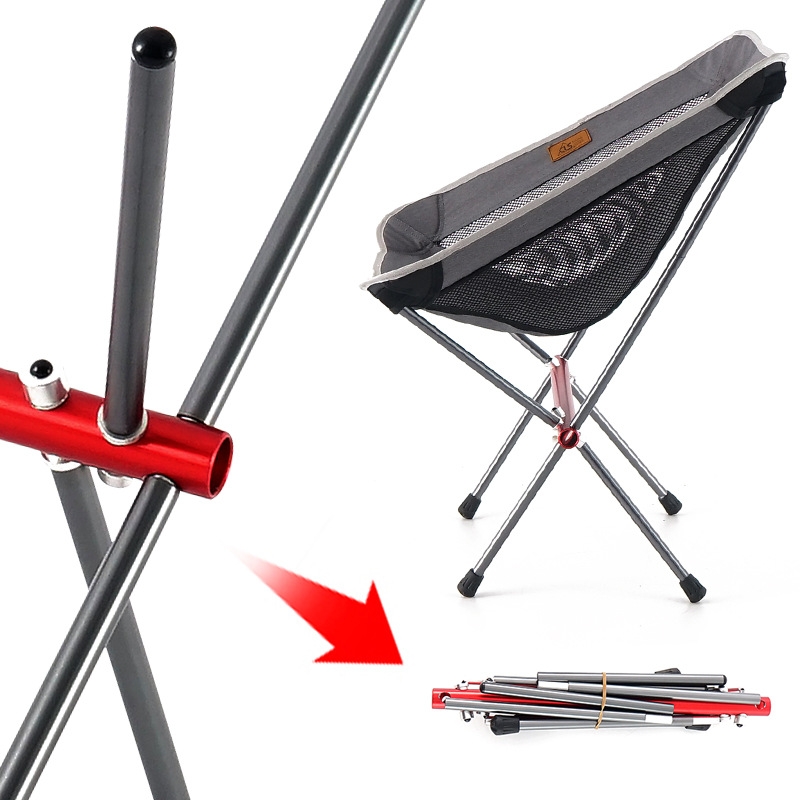 Ghế gấp hợp kim nhôm siêu nhẹ di động cắm trại câu cá chính hãng CLS
