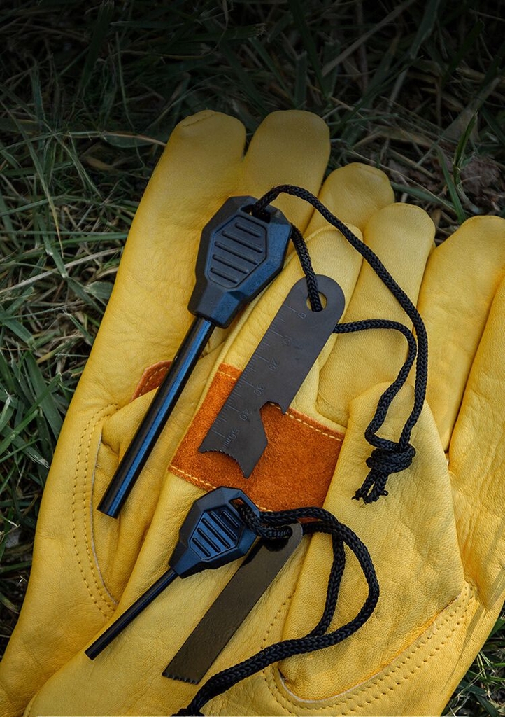 Dụng Cụ Đánh Lửa, Que Đánh Lửa Sinh Tồn kiêm mở lắp chai cắm trại dã ngoại leo núi