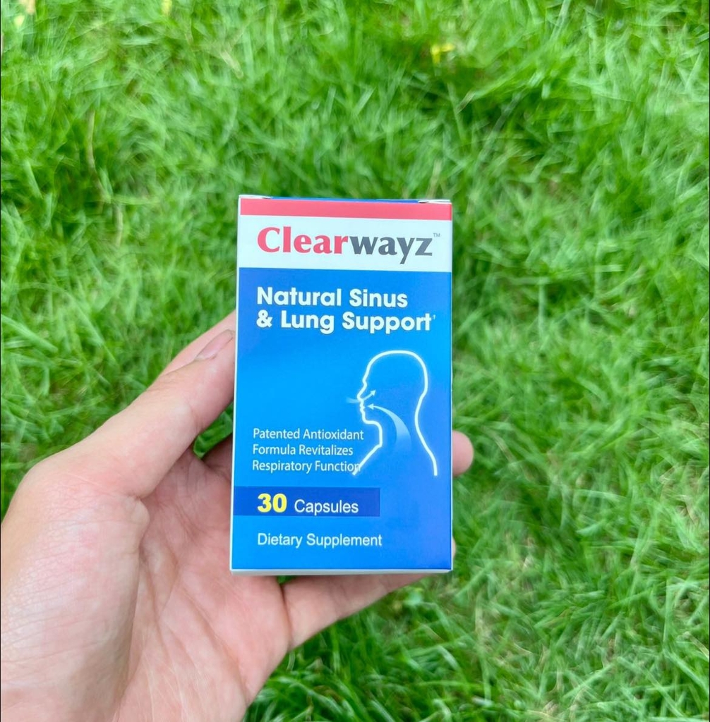 Clearwayz Hỗ trợ đường thở, hô hấp, ngủ ngáy, hút thuốc 30V