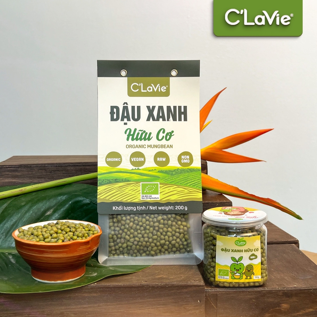 Đậu xanh hữu cơ C'LaVie 200g