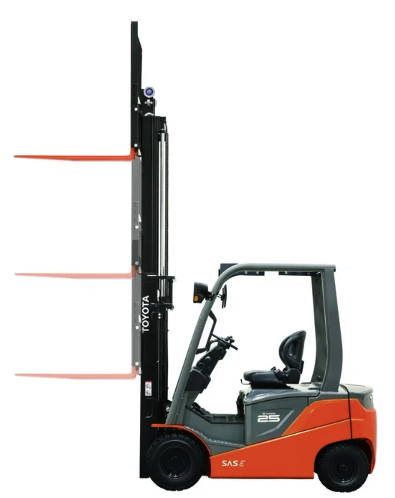 Chiều Cao Nâng Xe Nâng Điện Toyota 8FBN25