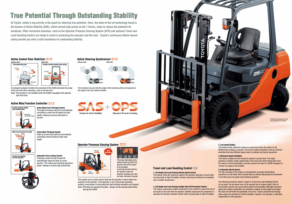 Ưu nhược điểm Xe nâng động cơ Toyota