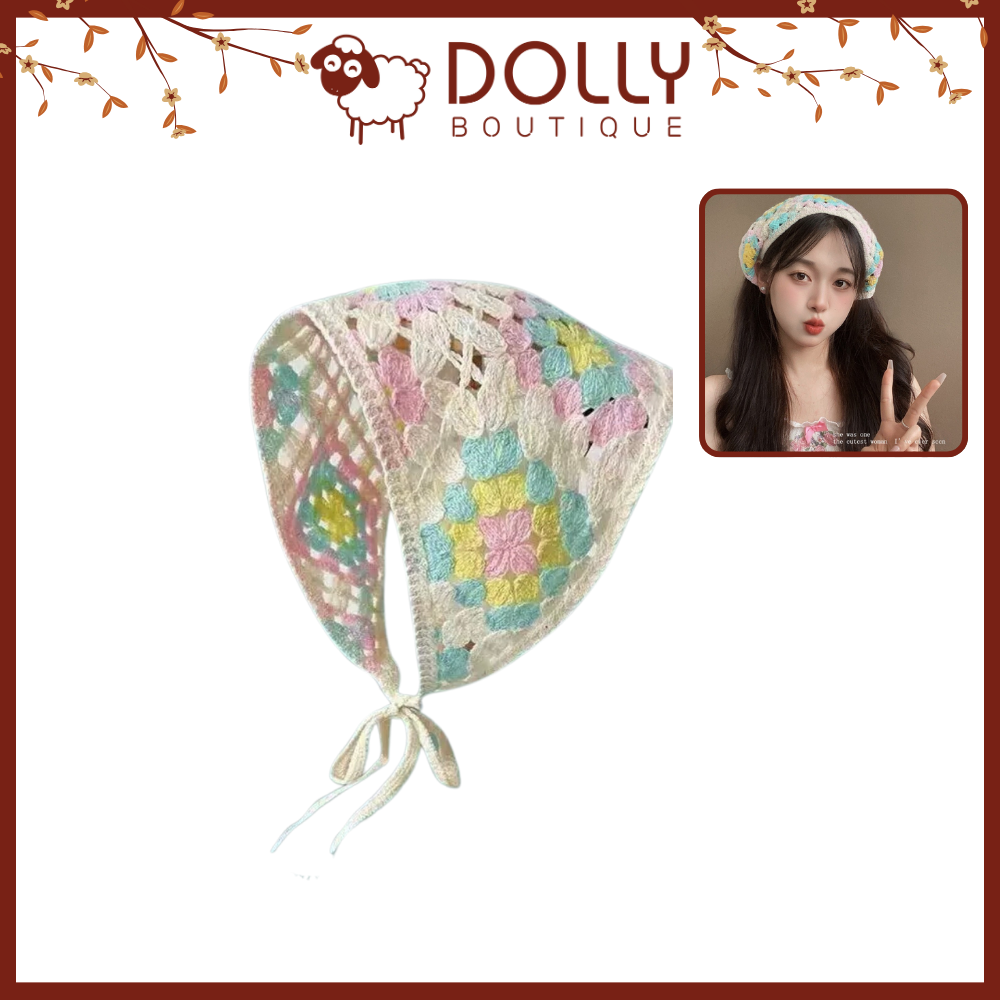 Khăn Băng Đô Tam Giác, Turban Trùm Đầu - Đủ Mẫu - 50cm