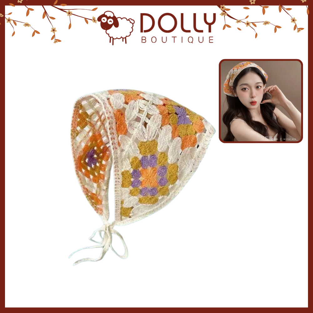 Khăn Băng Đô Tam Giác, Turban Trùm Đầu - Đủ Mẫu - 50cm