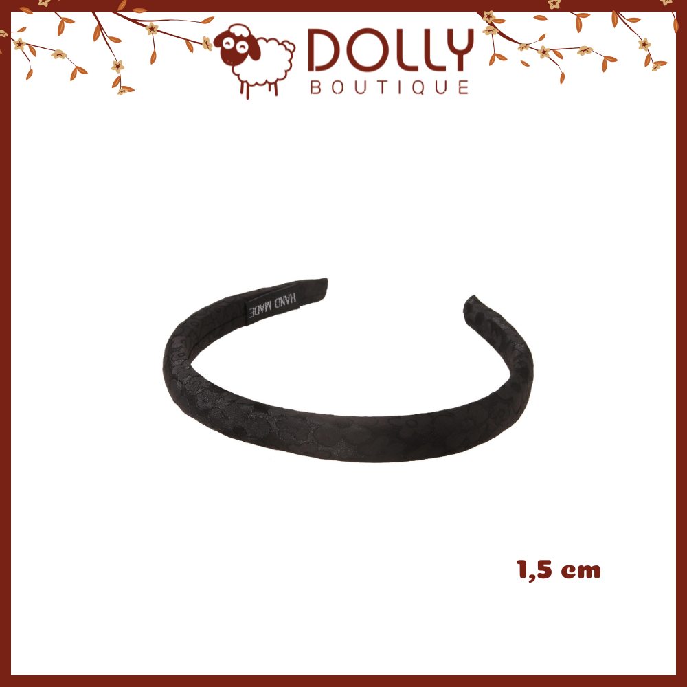 Cài Băng Đô Size 1.5 cm Chất Liệu Gấm Hoa phong cách Cổ Truyền
