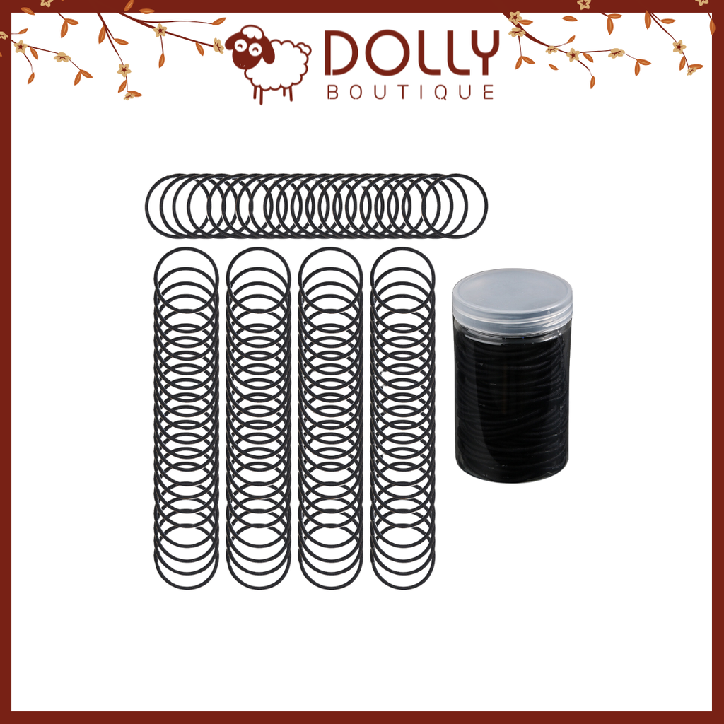 Set 10 Dây Cột Tóc Đơn Giản, Ngẫu Nhiên Thiết Kế Tóc