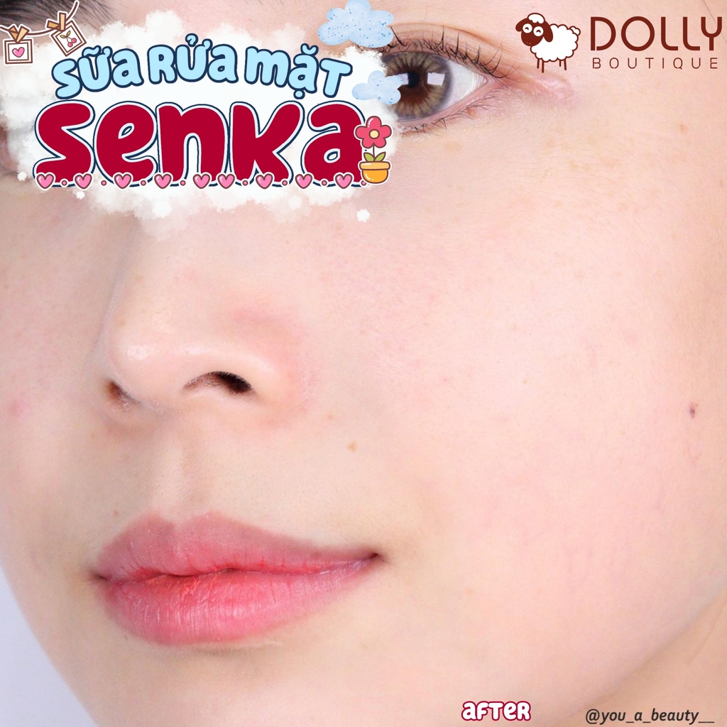 Sữa Rửa Mặt Cung Cấp Collagen Đàn Hồi Da Senka Perfect Whip Collagen In - 120g