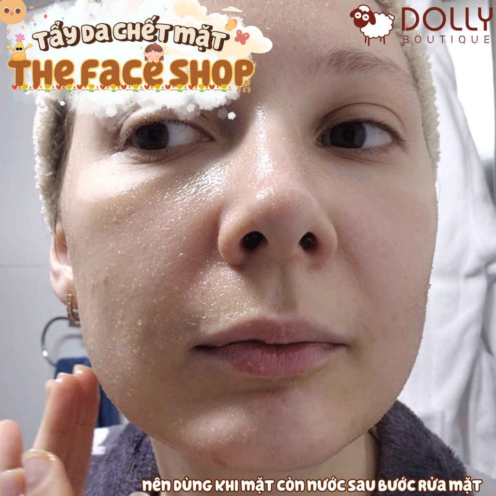 Tẩy Da Chết Da Mặt The Face Shop Smart Peeling Honey Black Sugar Scrub 120ml