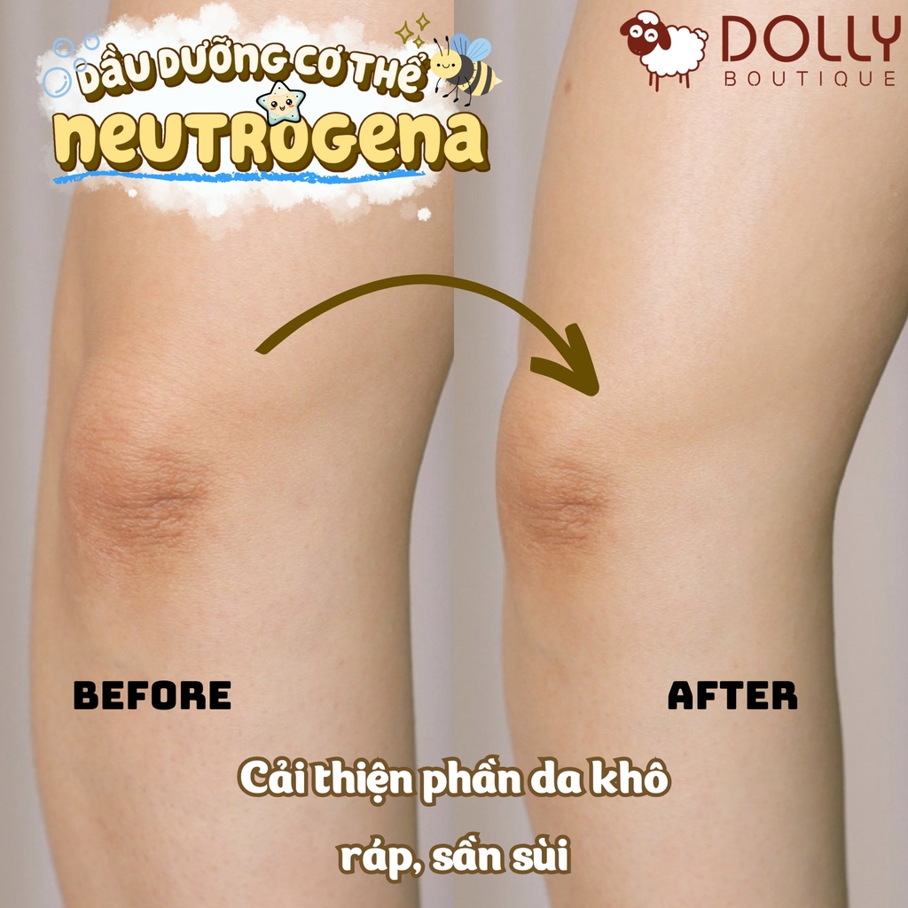 Dầu Dưỡng Da Neutrogena Moisturizing Body Oil Light Sesame 250ml