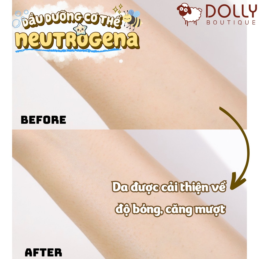 Dầu Dưỡng Da Neutrogena Moisturizing Body Oil Light Sesame 250ml