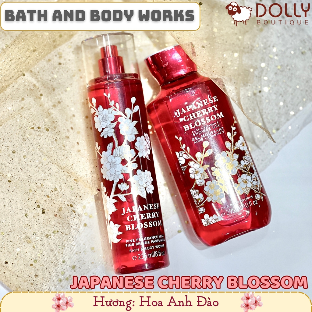 Sữa Tắm Bath & Body Works Japanese Cherry Blossom Shower Gel 295ml
