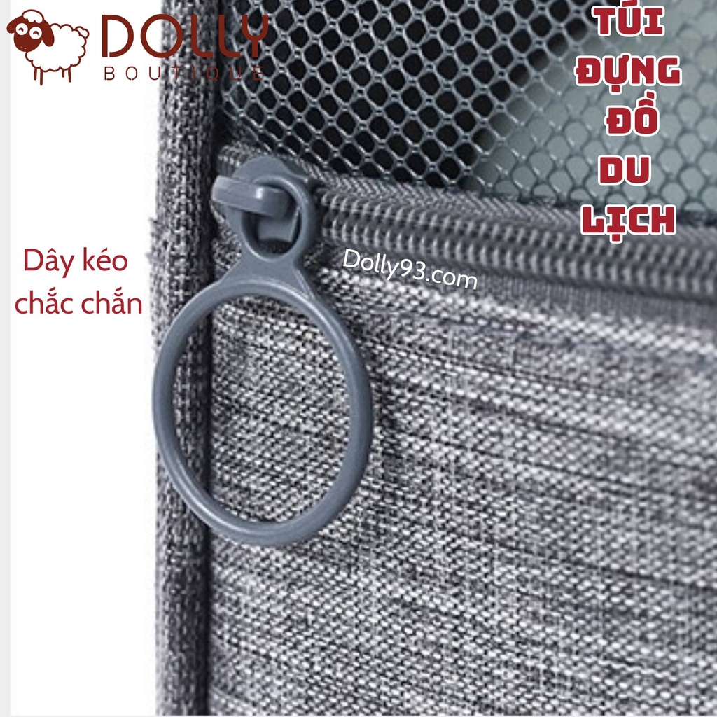 Túi Đựng Mỹ Phẩm Du Lịch Có Móc Treo Travelkit - Màu Đỏ