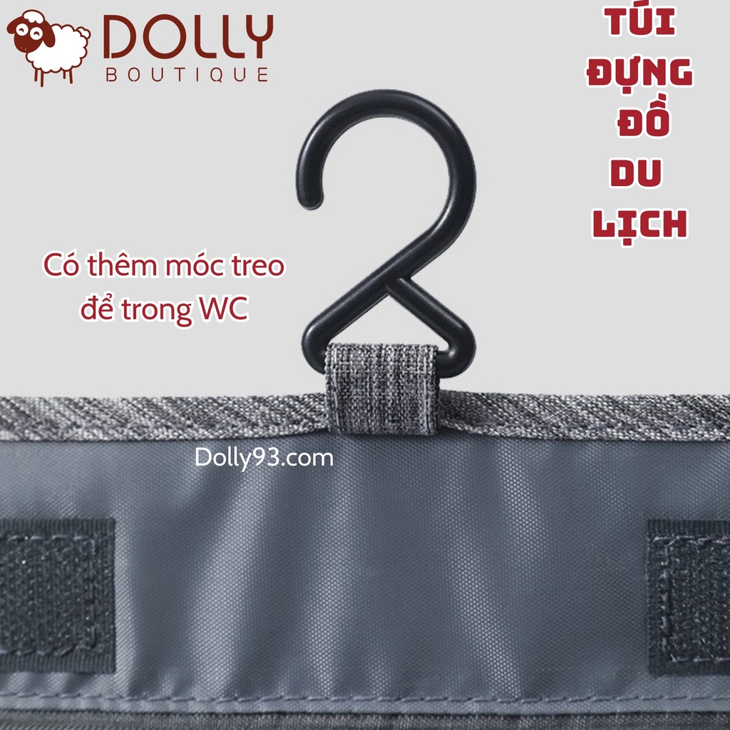 Túi Đựng Mỹ Phẩm Du Lịch Có Móc Treo Travelkit - Màu Đỏ