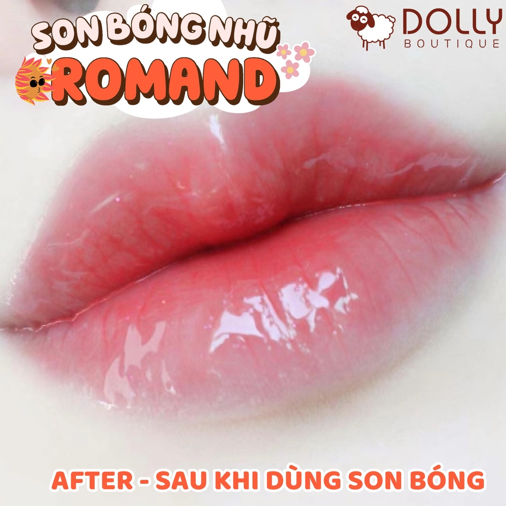 Son Kem Dạng Tint Bóng Nhũ Romand Glasting Water Gloss 4g #00 Meteor Track (Không Màu)