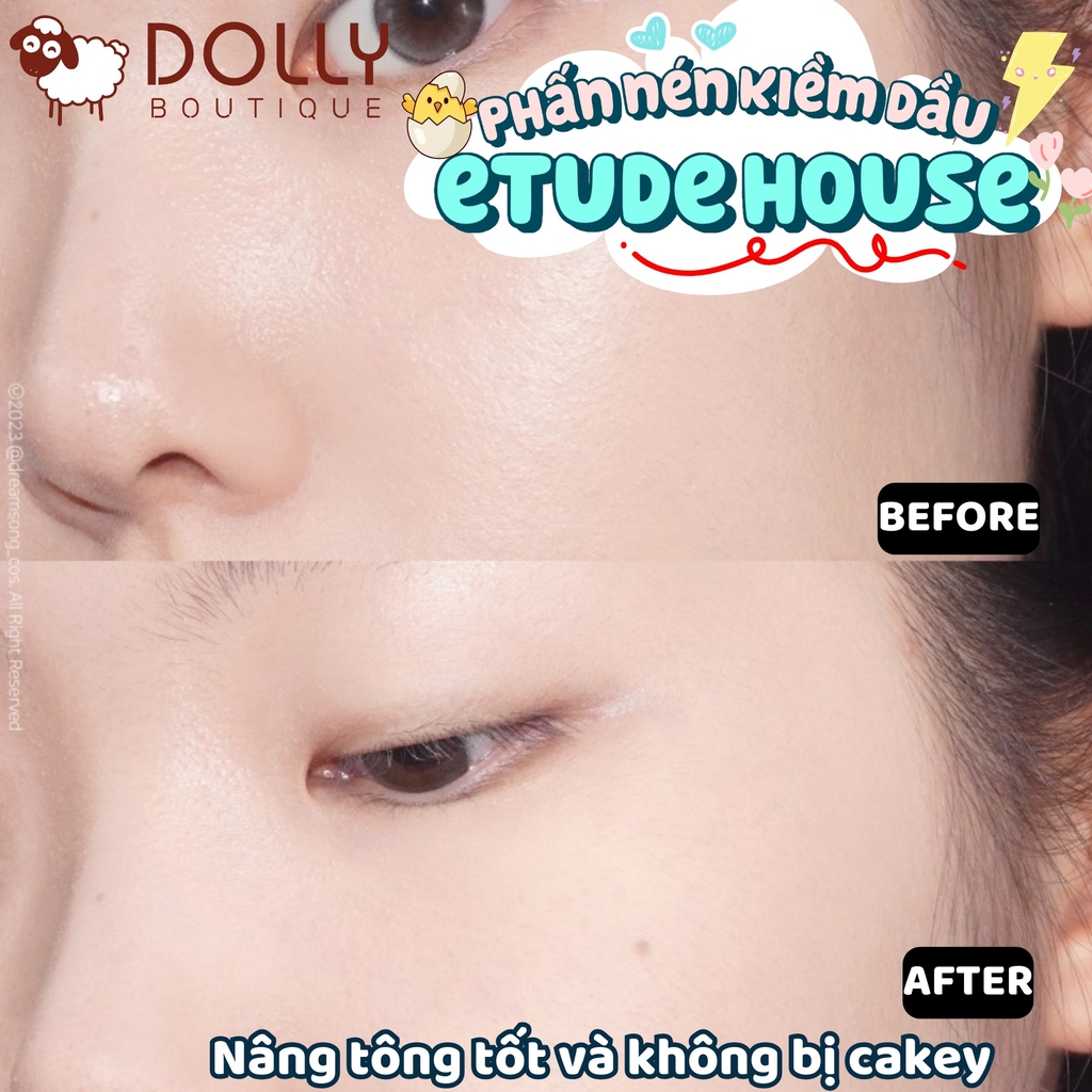 Phấn Phủ Etude House Sebum Soak Pact 9.5g