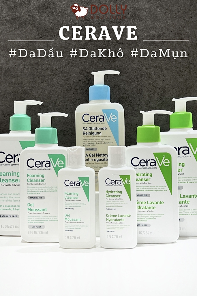 Sữa Rửa Mặt Da Dầu Cerave Foaming Facial Cleanser 473ml