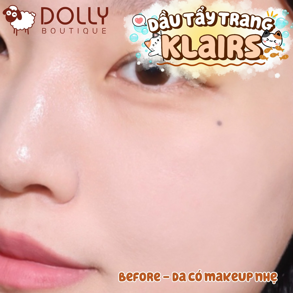 Dầu Tẩy Trang Klairs Gentle Black Deep Cleansing Oil 150ml NK