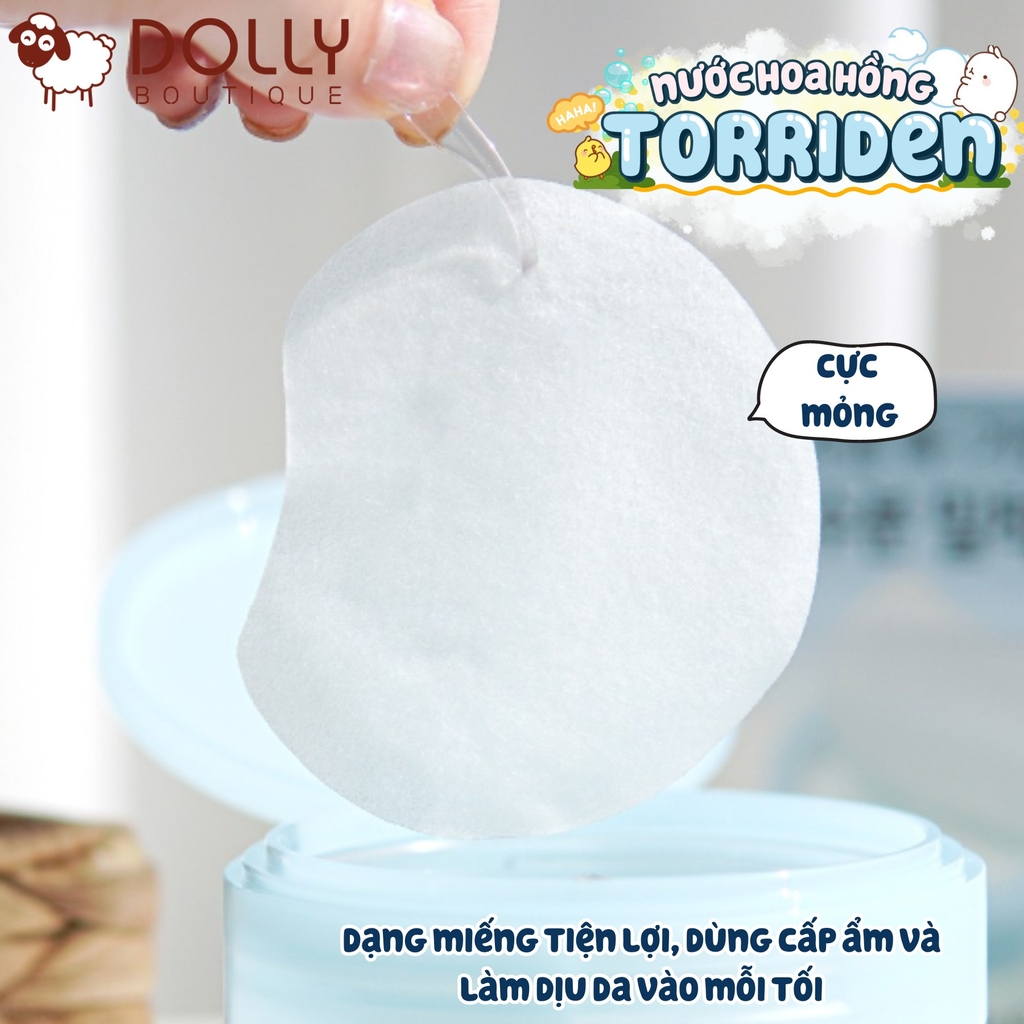 Nước Hoa Hồng Torriden Dive In Low Molecule Hyaluronic Acid Multi Pad 80 Miếng NĐ
