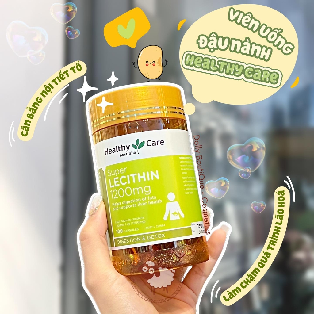 Mầm Đậu Nành Healthy Care Super Lecithin 1200mg