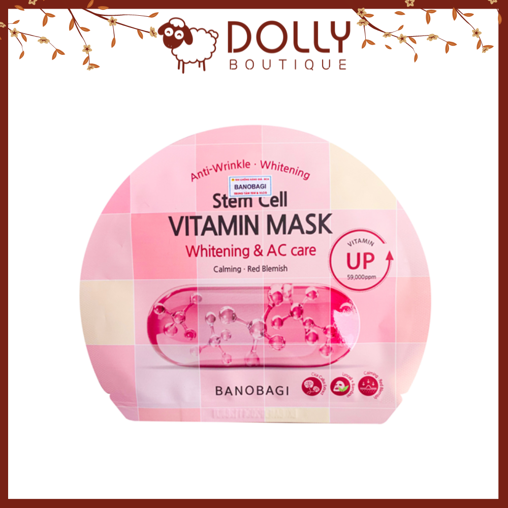 Mặt Nạ Miếng Banobagi Stem Cell Vitamin Mask 30g