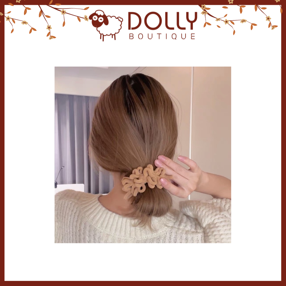 Cột Tóc Lò Xo Kem