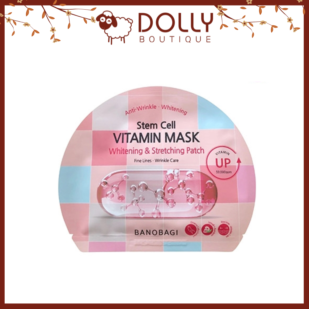 Mặt Nạ Miếng Banobagi Stem Cell Vitamin Mask 30g