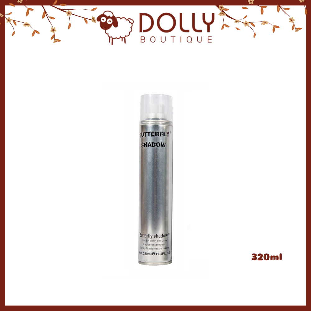 Gôm Xịt Tóc Giữ Nếp Tạo Kiểu Nam Nữ Butterfly Shadow 150ml