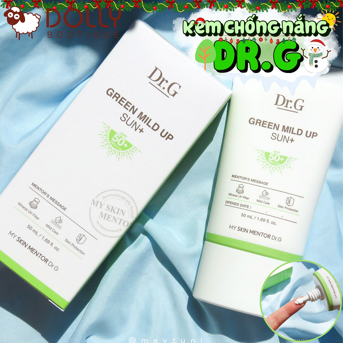 Kem Chống Nắng Dr.G Brightening Up Sun & Green Mild Up Sun+ SPF50+ 50ml NK