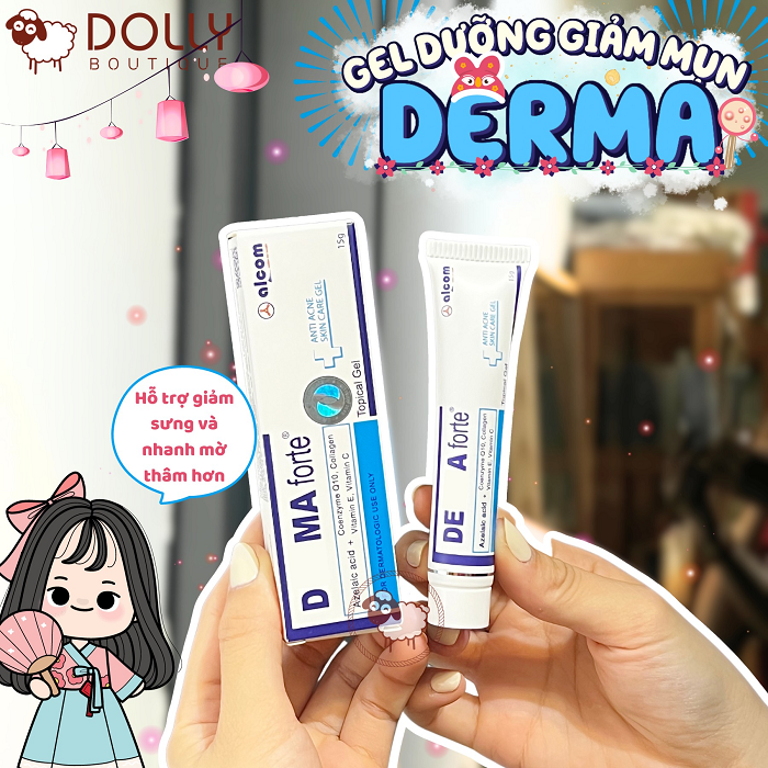 Gel Dưỡng Giảm Mụn Derma Forte Advanced Anti Acne Skin Care Gel