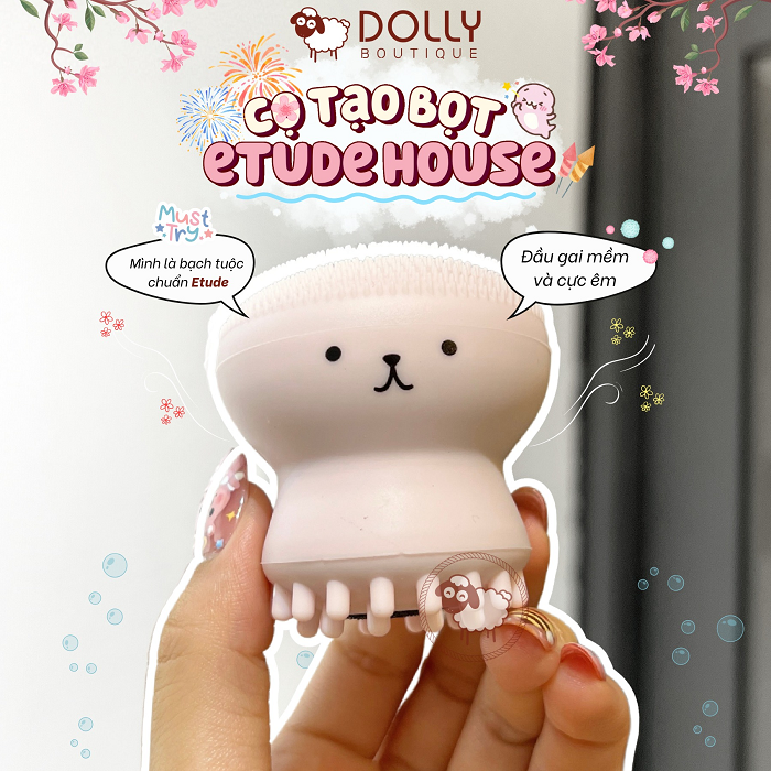 Cọ Rửa Mặt Tạo Bọt Bạch Tuộc Etude House My Beauty Tool Jellyfish Silicon