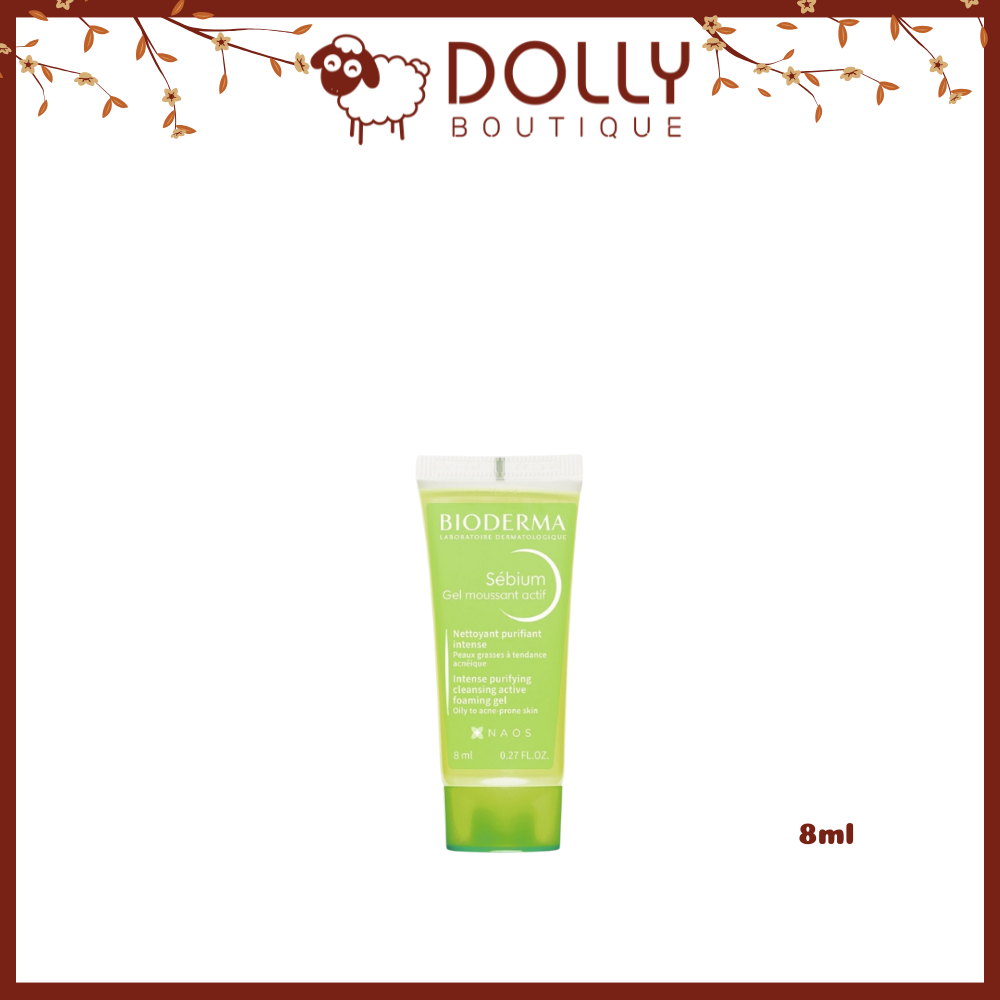 Sữa Rửa Mặt Bioderma Sebium Gel Moussant Actif 8ml