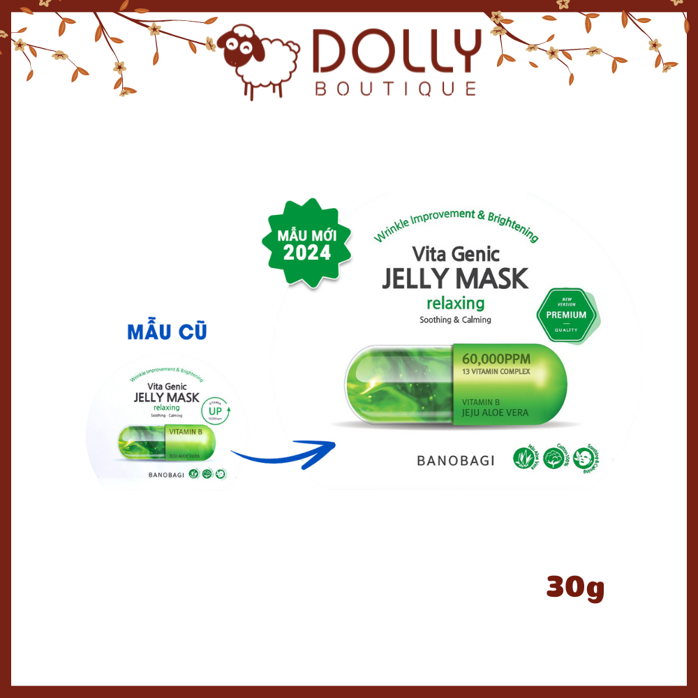 Mặt Nạ Giấy Banobagi Vita Genic Jelly Mask 30g