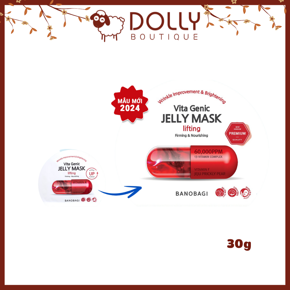 Mặt Nạ Giấy Banobagi Vita Genic Jelly Mask 30g
