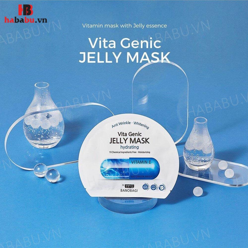 Mặt nạ Banobagi Genic Jelly Mask Vitamin E set 10 miếng chính hãng