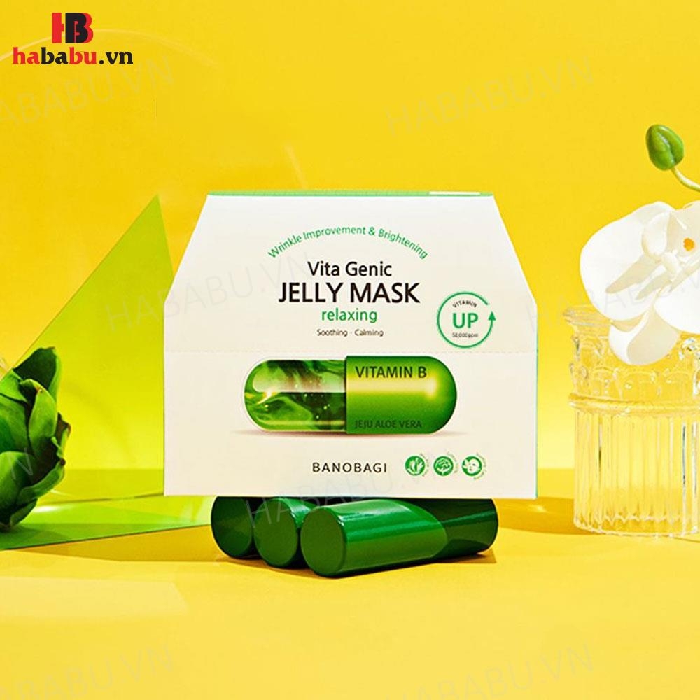 Mặt nạ Banobagi Genic Jelly Mask Vitamin B set 10 miếng chính hãng