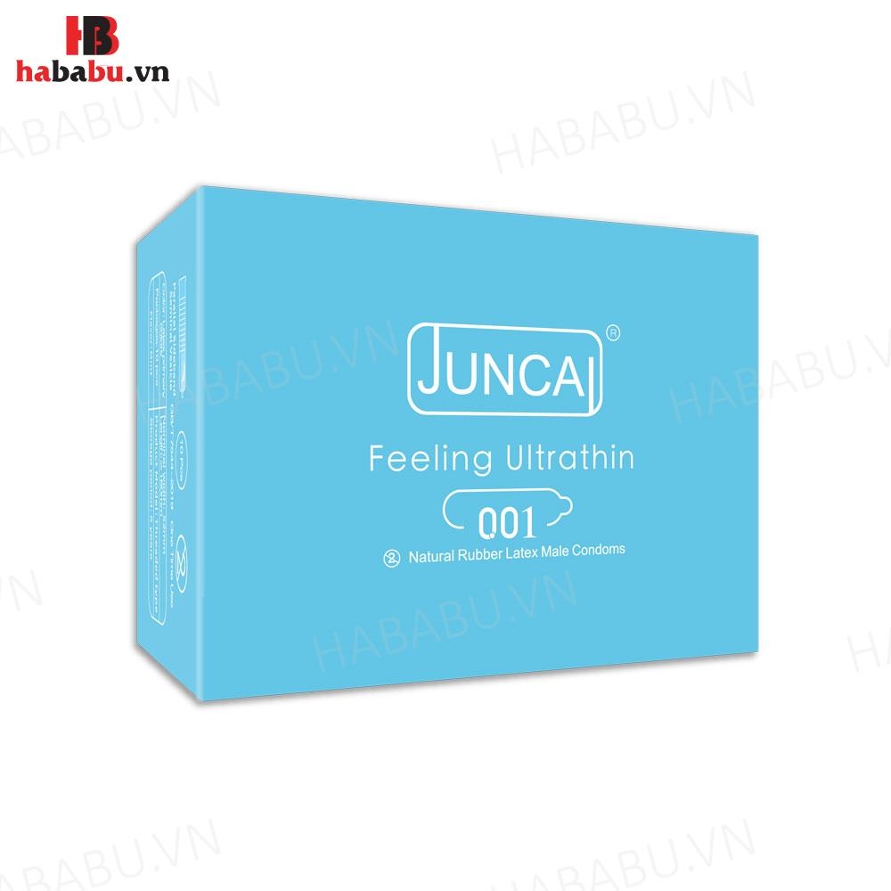 Bao cao su Juncai Frosty hộp 10 chiếc kéo dài thời gian chính hãng