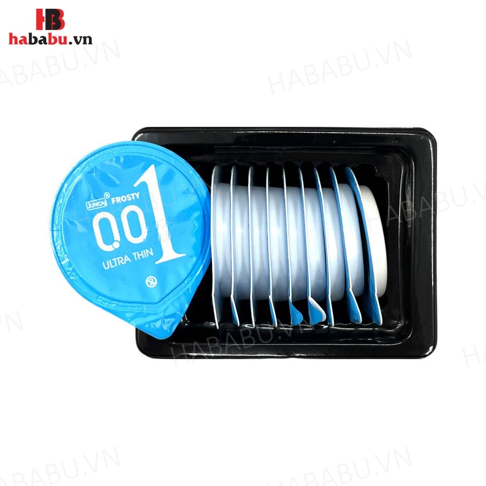 Bao cao su Juncai Frosty hộp 10 chiếc kéo dài thời gian chính hãng