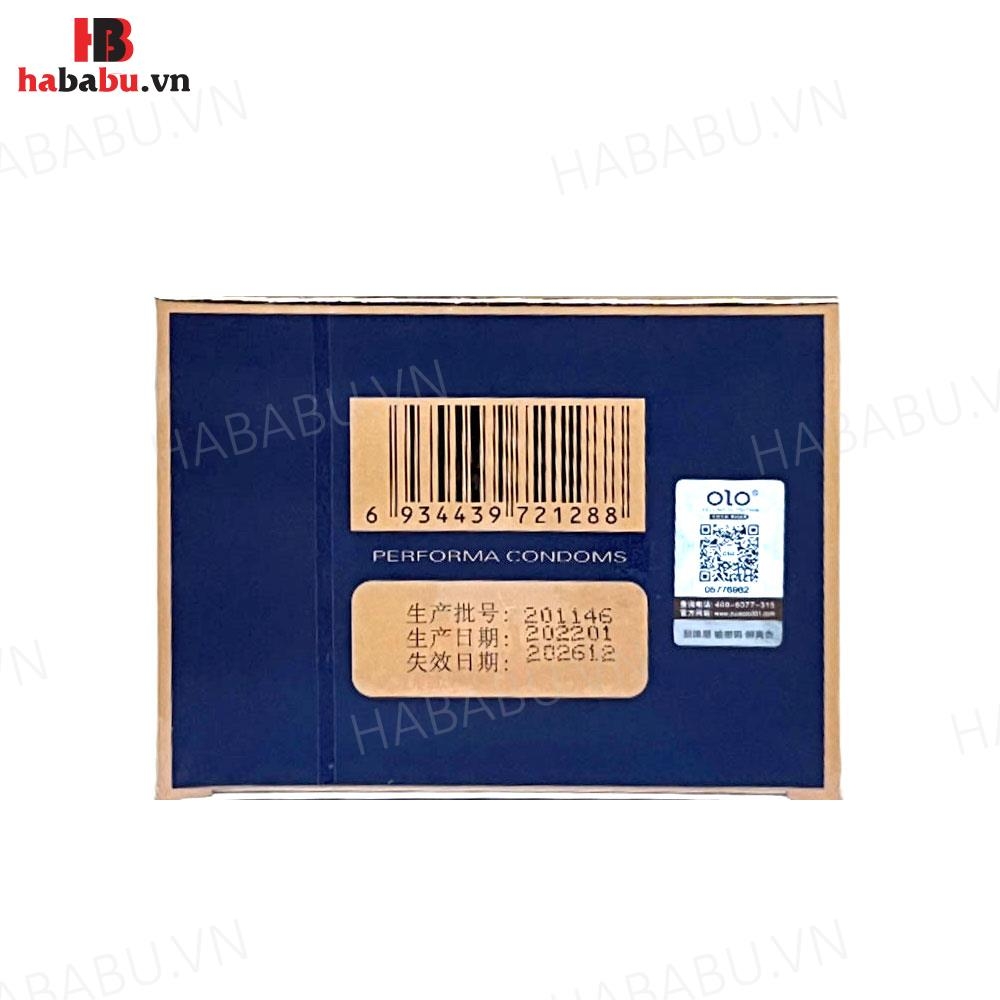 Bao cao su kéo dài thời gian Olo Kama Xanh hộp 10 chiếc chính hãng